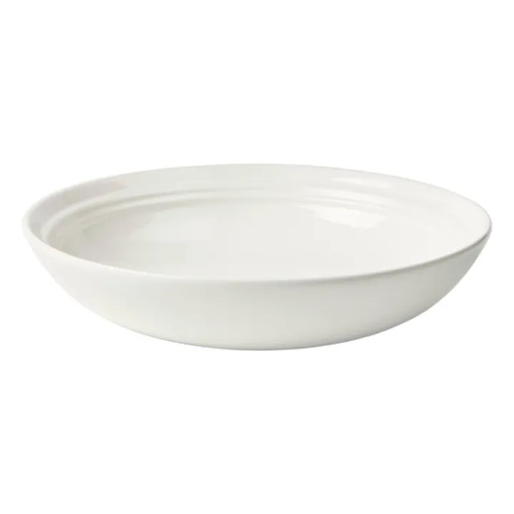 Broste Copenhagen Assiette creuse en grès Stevns | Blanc