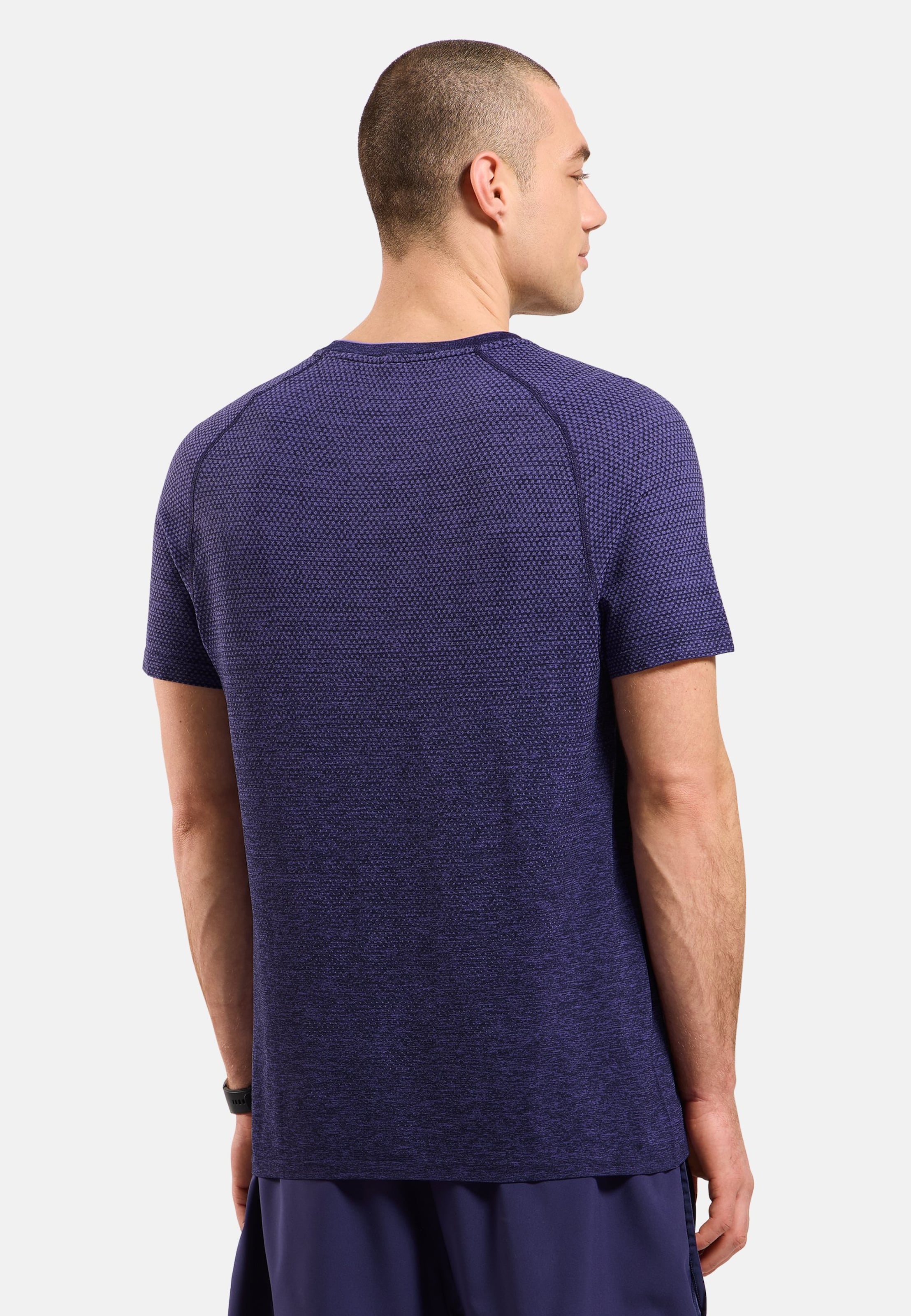 Essentials Seamless Laufshirt in eclipse melange