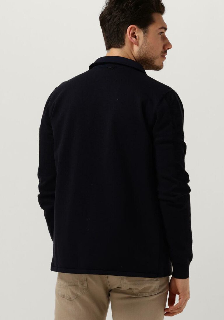 VANGUARD donkerblauwe vanguard jack in-between jacket cotton polyamide