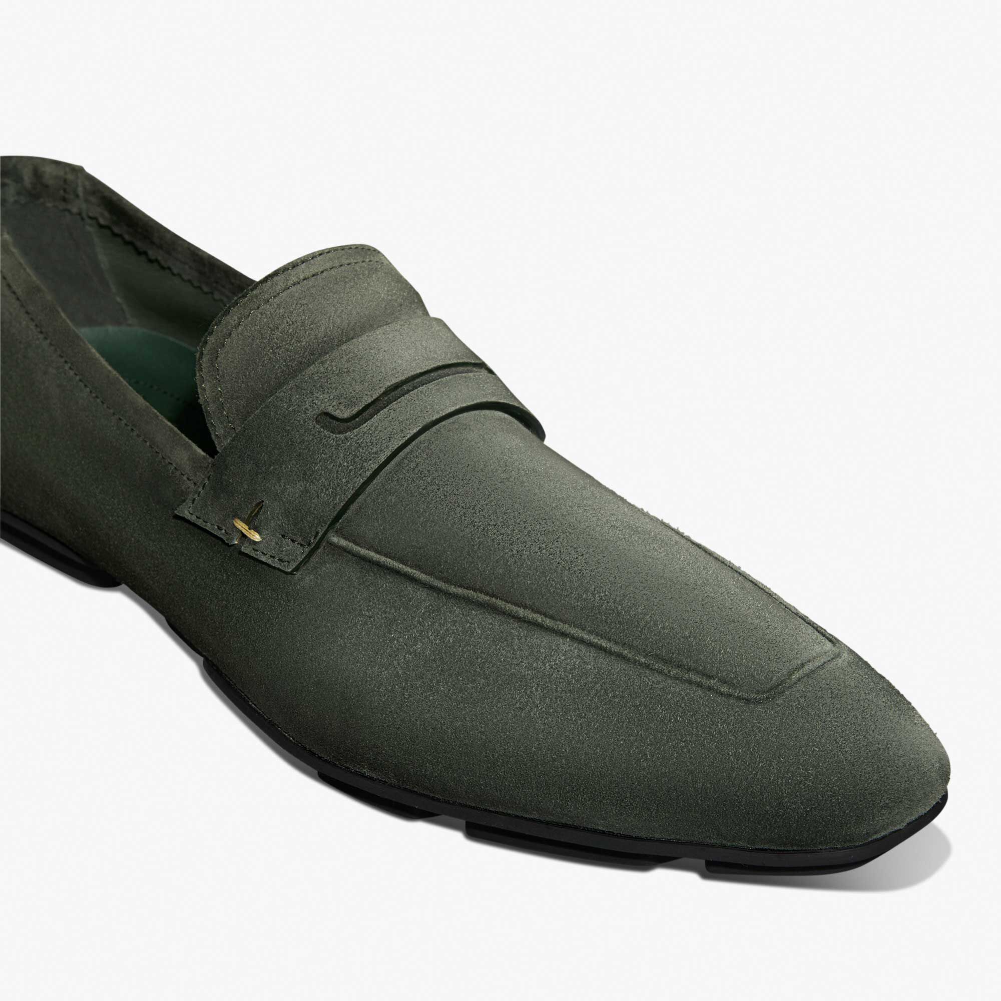 Mocassin Lorenzo Drive En Cuir Camoscio