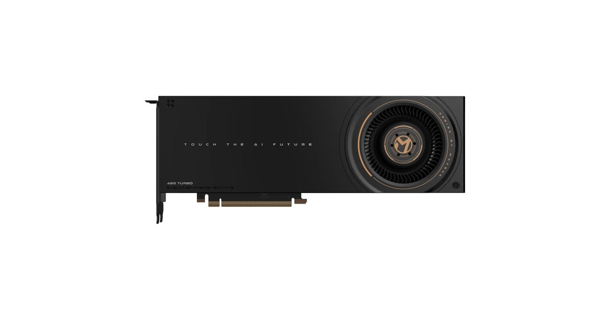 MAXSUNIntel Arc Pro B60 Dual 48G Turbo grafische kaart  (Zwart, 1x HDMI, 1x DisplayPort)