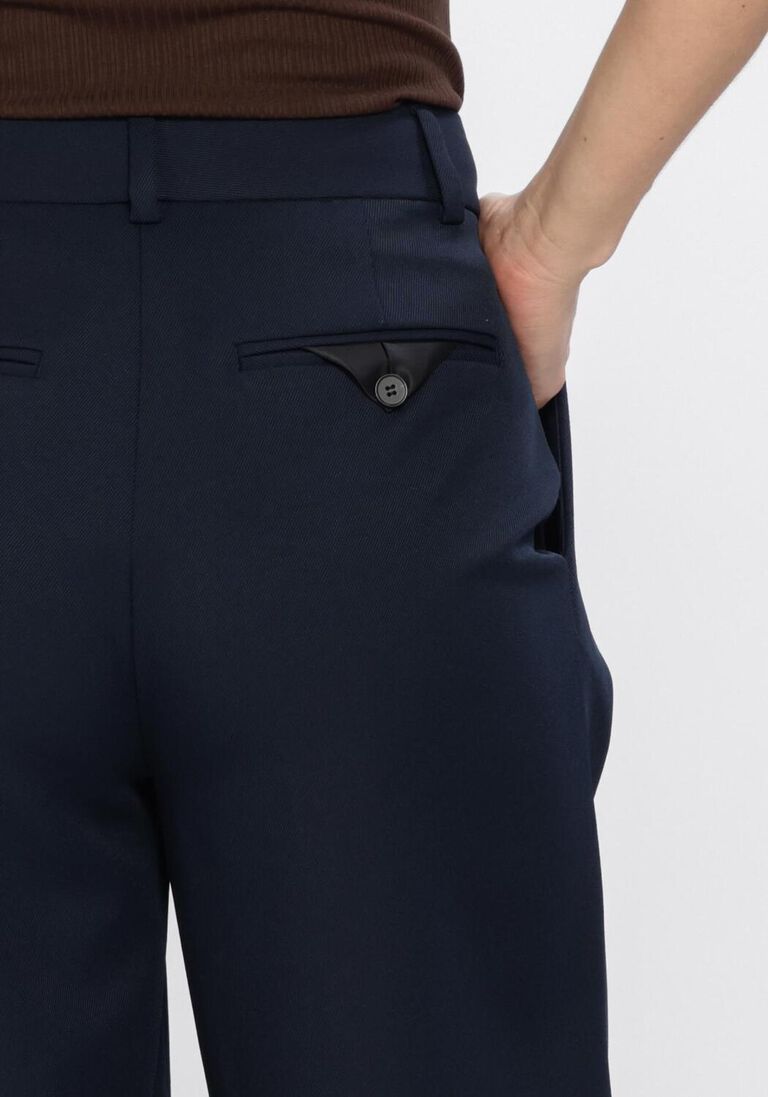 donkerblauwe haute l'amitié korte broek premiere bermuda