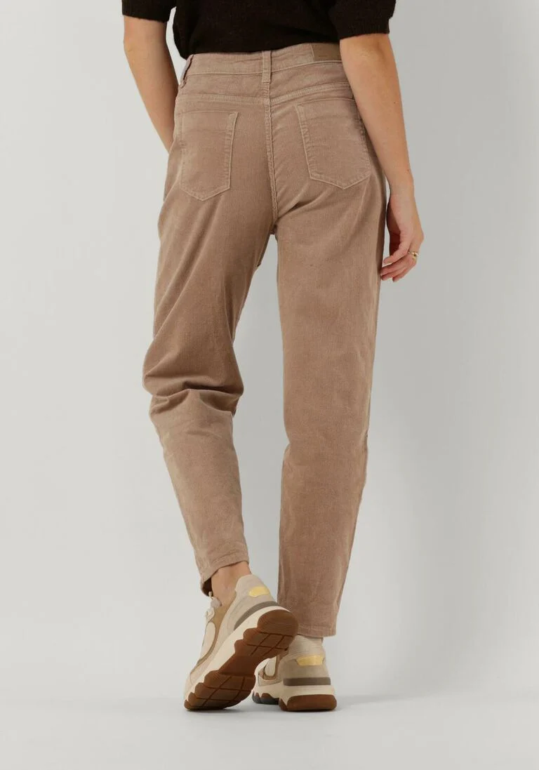 CIRCLE OF TRUST beige circle of trust mom jeans lenny chino rib