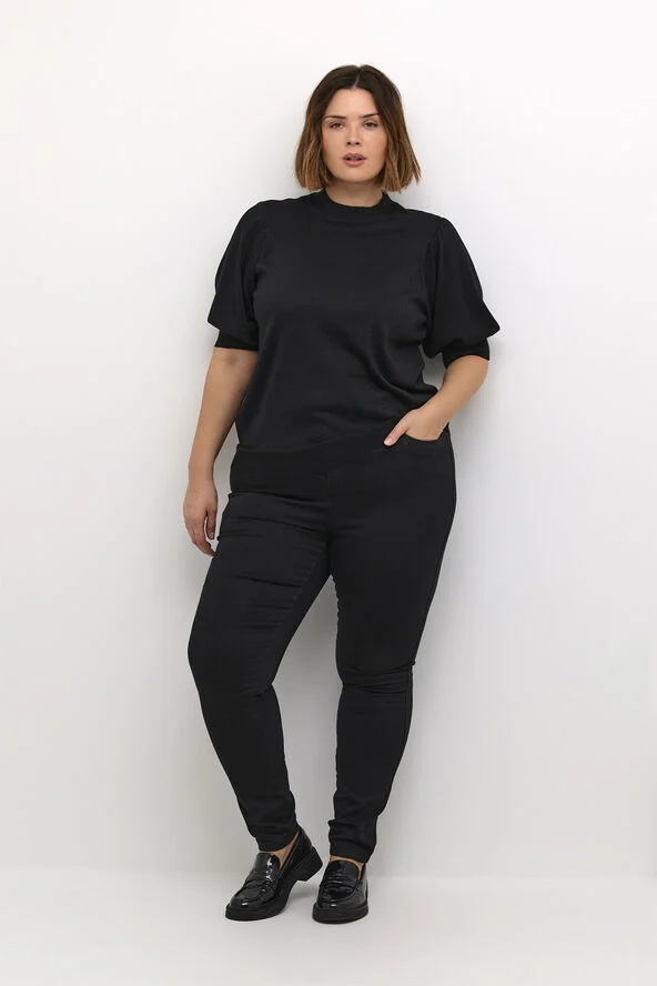 Kaffe Curve KCregitta Turtleneck Pullover Black deep