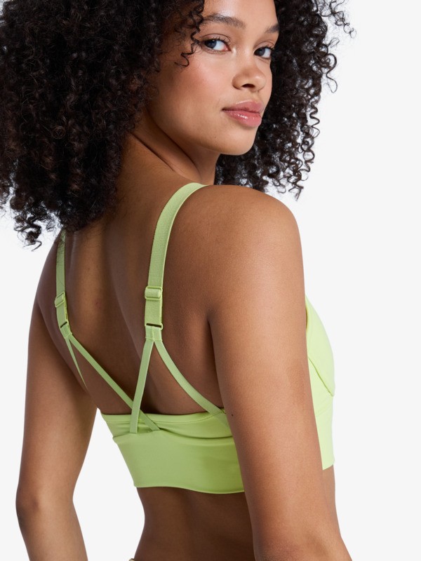 Heart Into It Attitude Brassière de sport Vert Femme