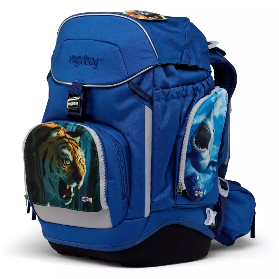 Ergobag Zubehör Pack  Cubo light Zippies - Zip-Set 3tlg. Gefährliche Tiere