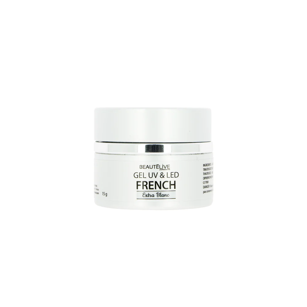 Gel UV & LED Blanc pour French Manucure 15ml