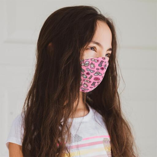 Máscara facial higiênica reutilizável Skpat para crianças