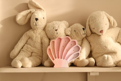 Little Lights Lampe Skjell, Mermaids Pink