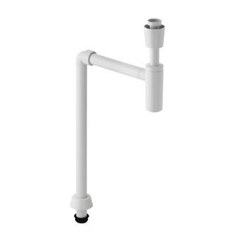 Geberit wastafeldirektsifon m. muurbuis 40mm alpien wit
