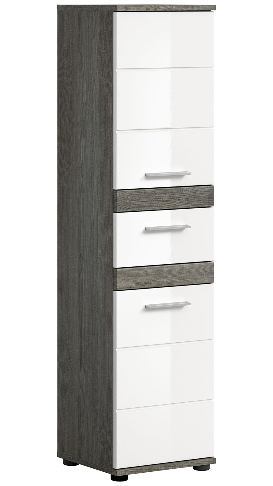 Unterschrank Blake weiß/grau B/H/T 35x137x31 cm