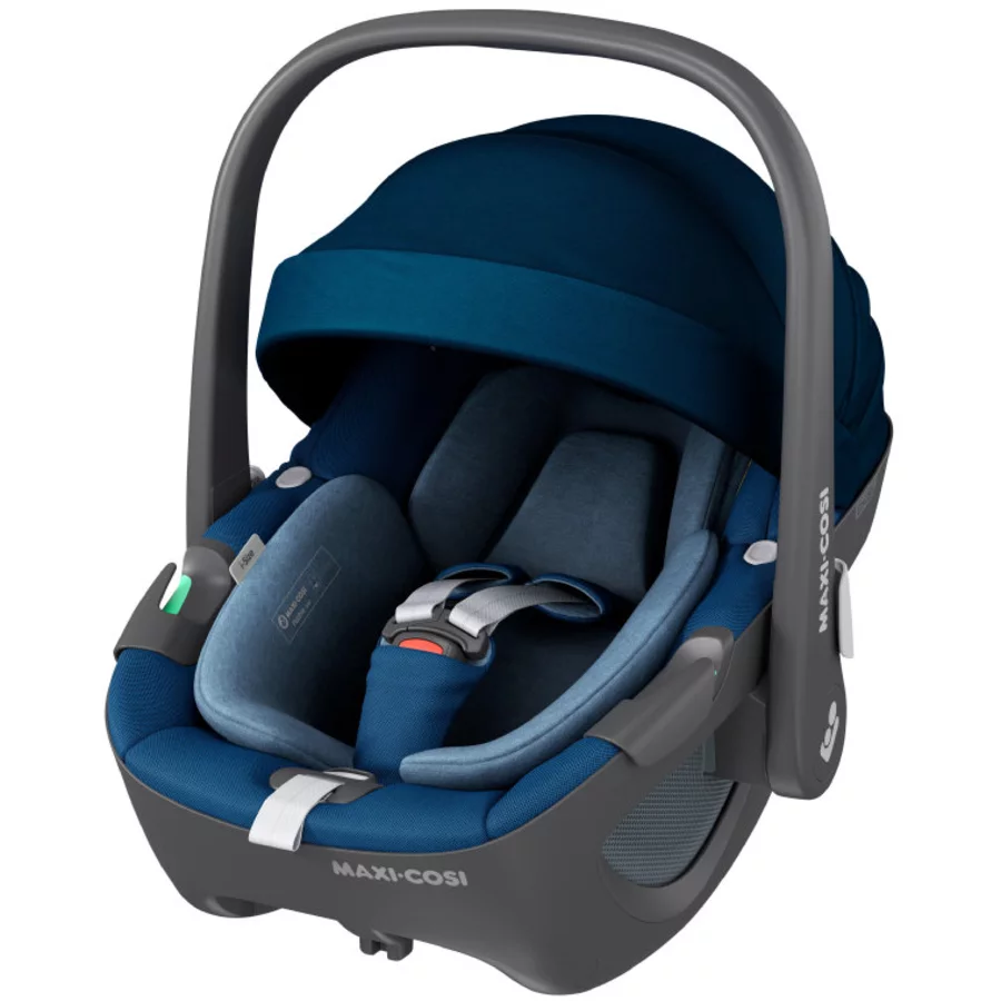 MAXI COSI Set Babyschale Pebble 360 Essential Blue plus Basisstation FamilyFix 360