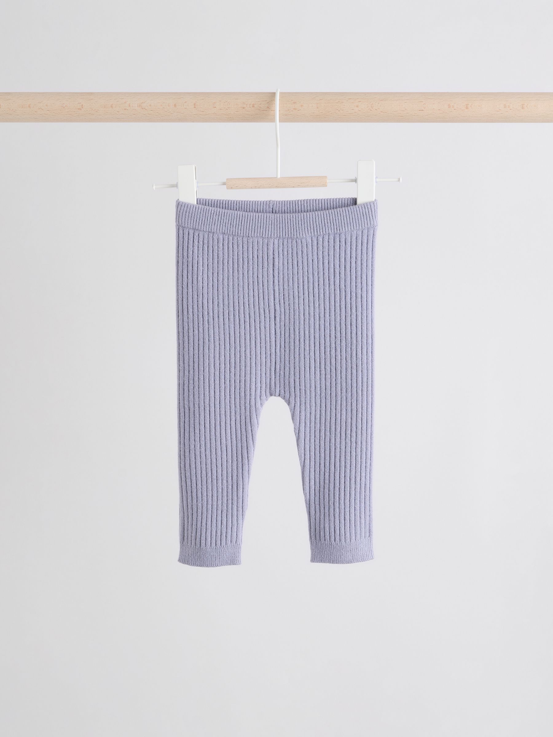 Lila-paars - Gebreide babytrui en leggings set 2 -delig (0mnd -3jr)