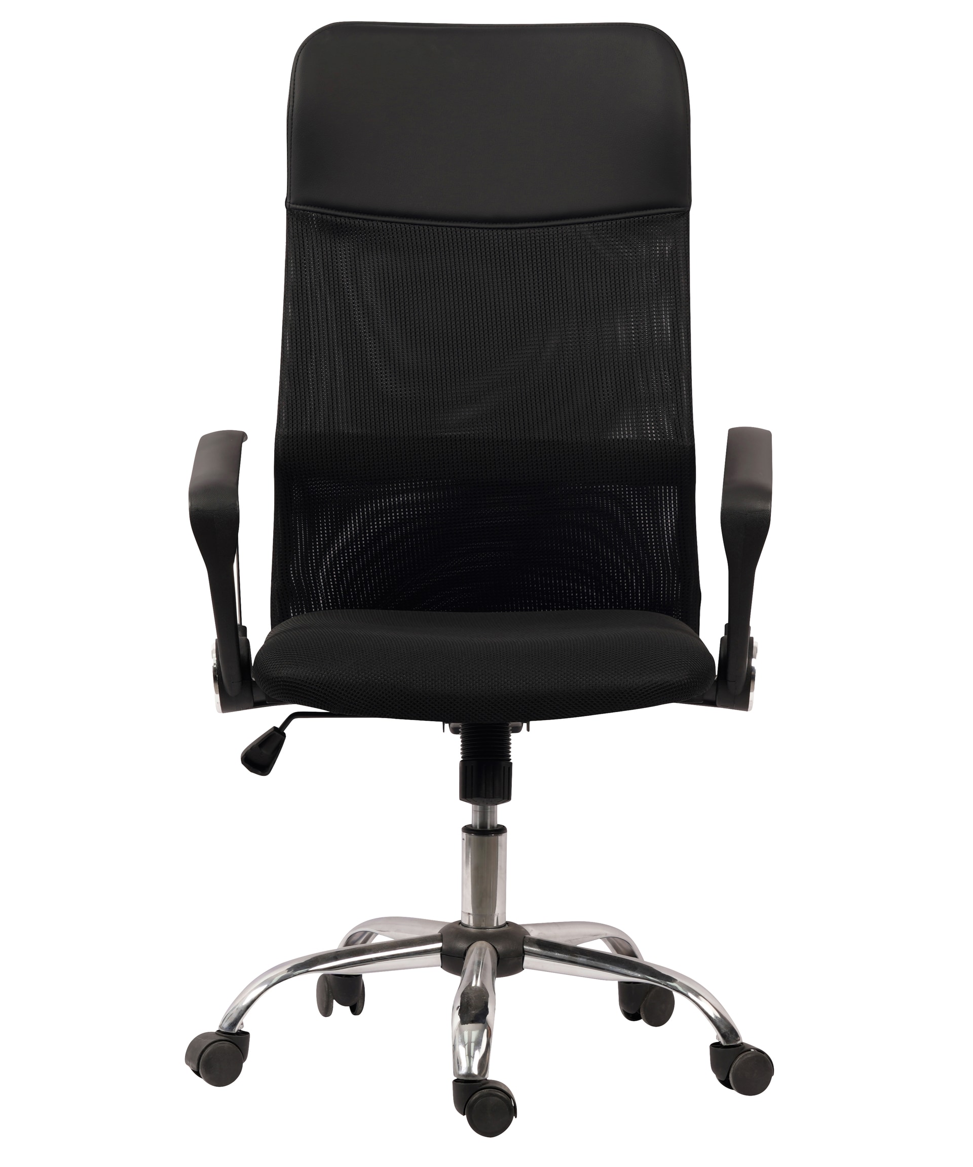 Chefsessel 62 x 118 x 64 cm schwarz/ chromfarbig