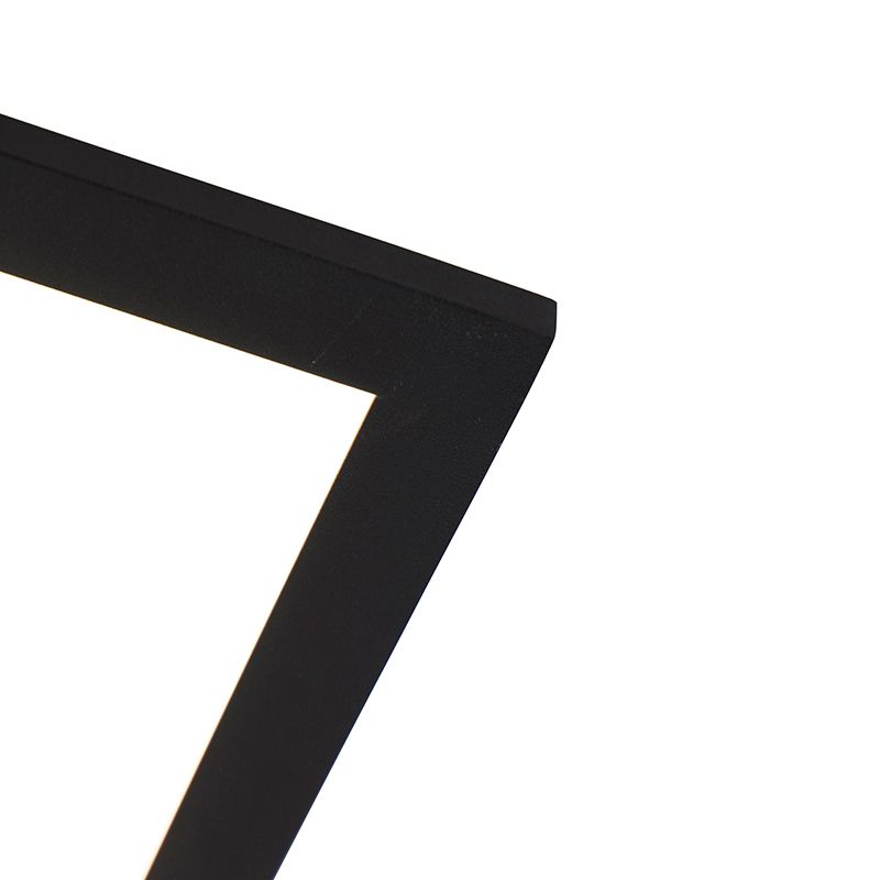Modern LED paneel zwart 40 cm incl. LED - Liv