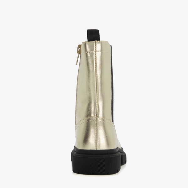TwoDay metallic meisjes chelsea boots goud