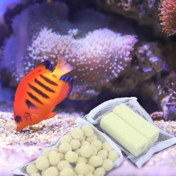 INF Filterposer til akvarium 5-pakning Hvit 30×25 cm