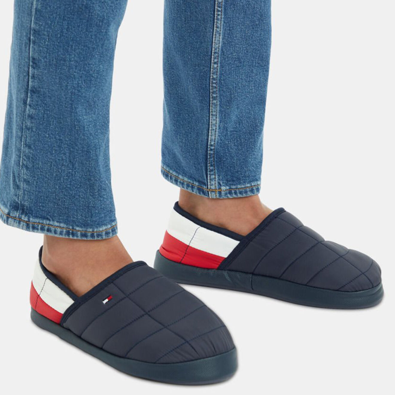 Tommy Hilfiger Chaussons Comfort bleu marine