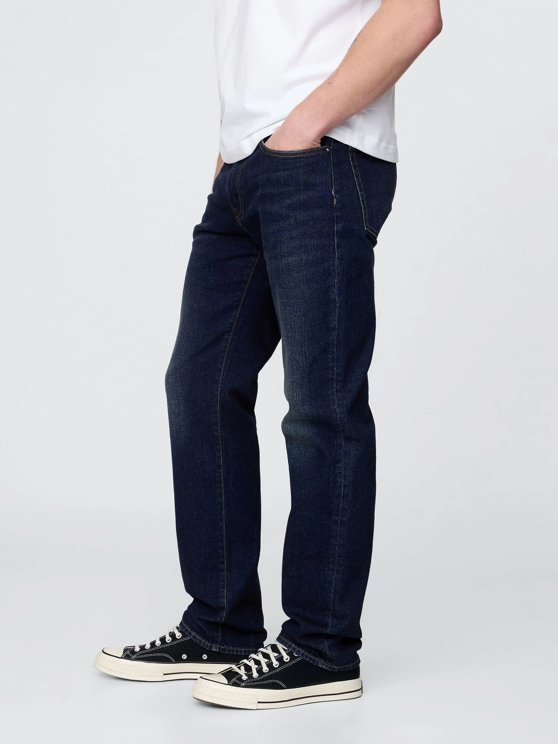 Indigoblauw - Gap - Rechte jeans