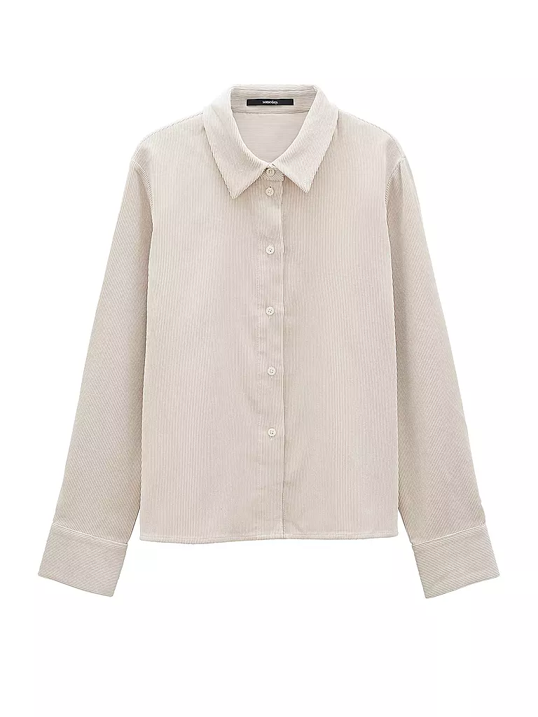 SOMEDAY Cordbluse ZORTNEY DETAIL creme