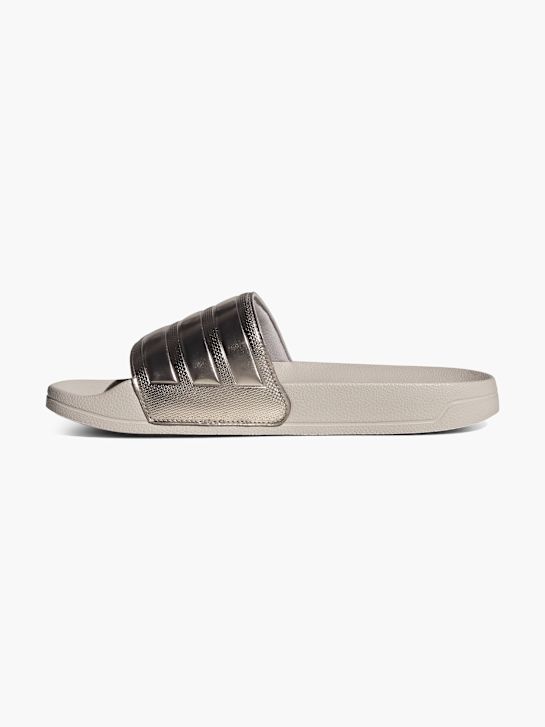 adidas ADILETTE SHOWER Slide Silber