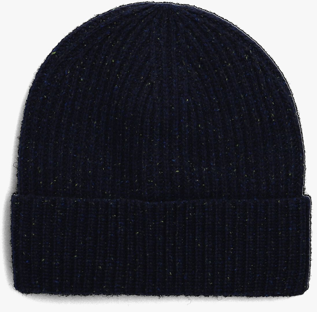 PROFUOMO donkerblauwe profuomo muts hat wool polyamide