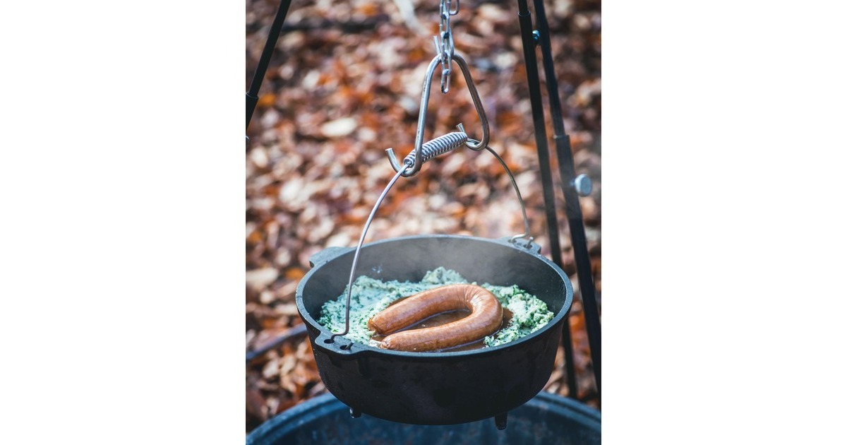 The WindmillDutch Oven 6 qt kookpan  (Zwart, Ø 31.5 cm | 5.9 liter)