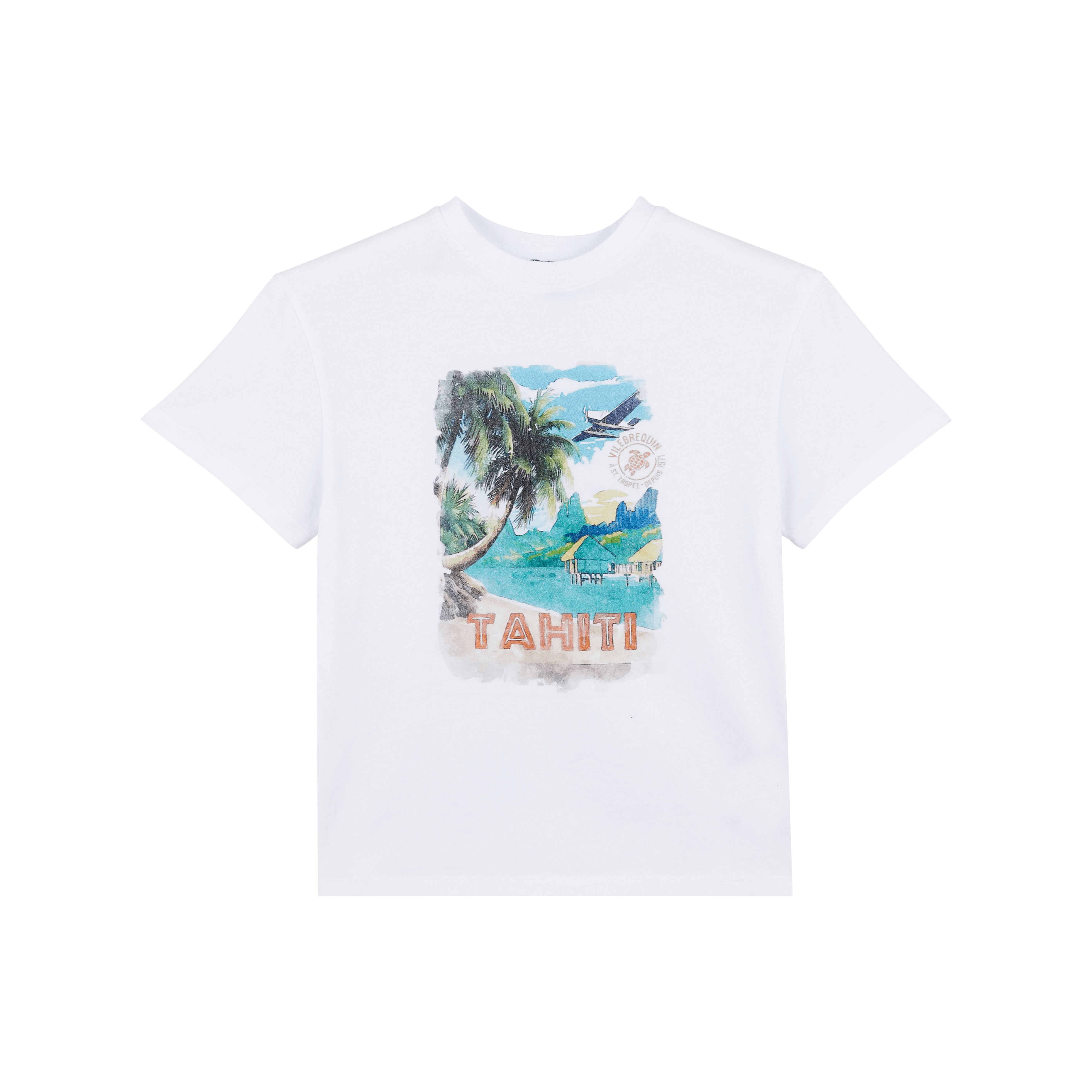 T-shirt en Coton Organique Garçon Tahiti