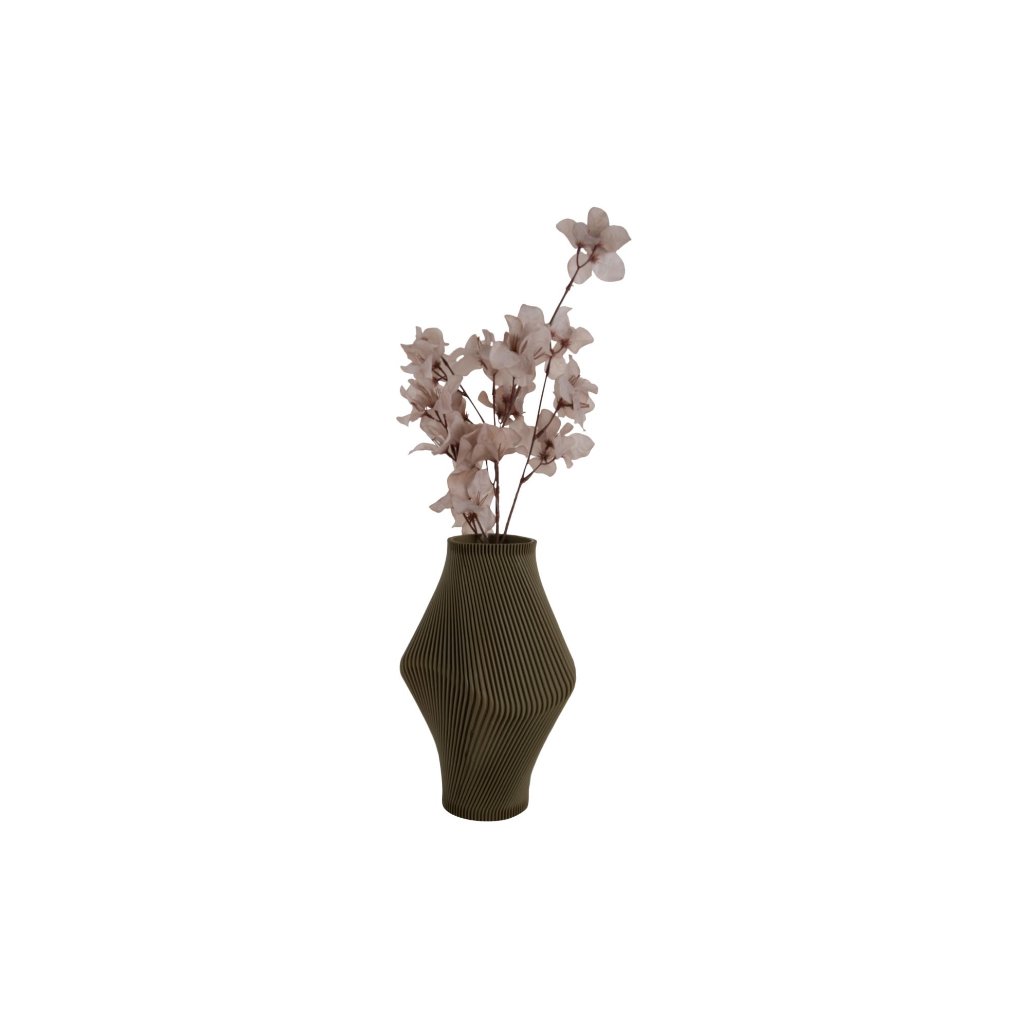 present time - Vase Twisted Rib Large