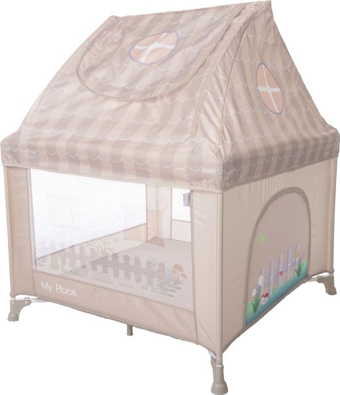 Lorelli - My Place - Inklapbare Box - Beige - Materiaal: Mesh