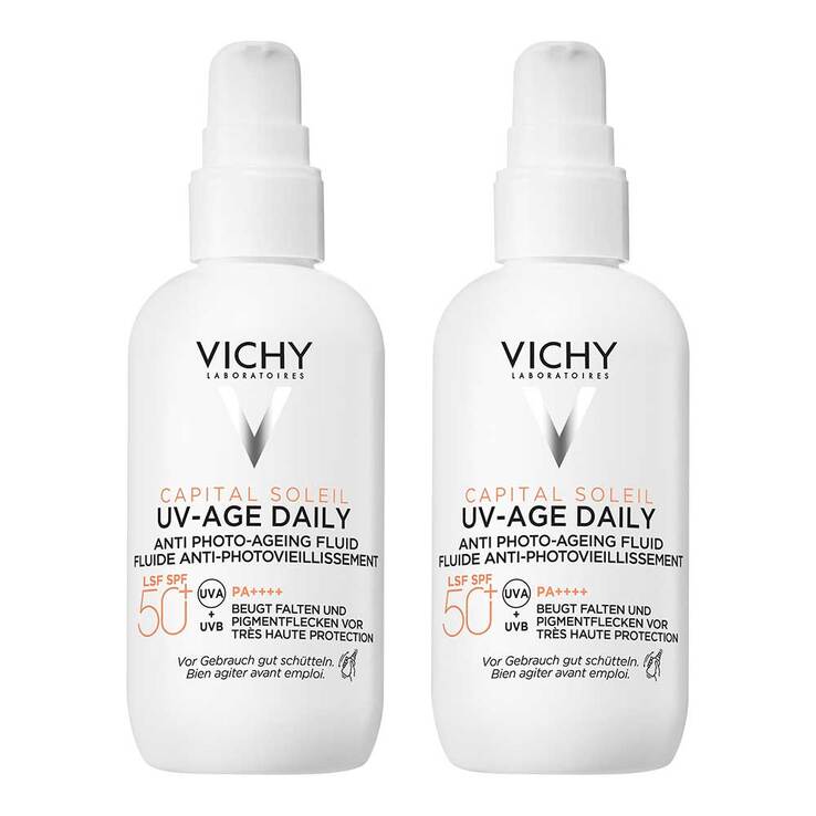 Vichy Capital Soleil UV-Age daily LSF 50 + , 2x80 ml