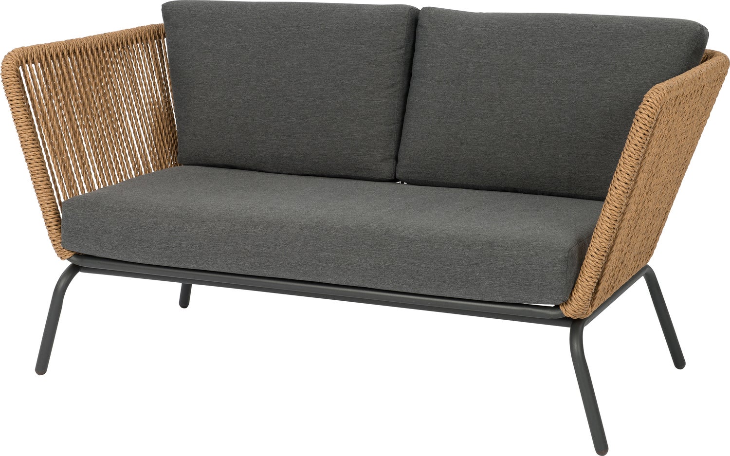 Intratuin 2-zits loungebank Iris naturel
