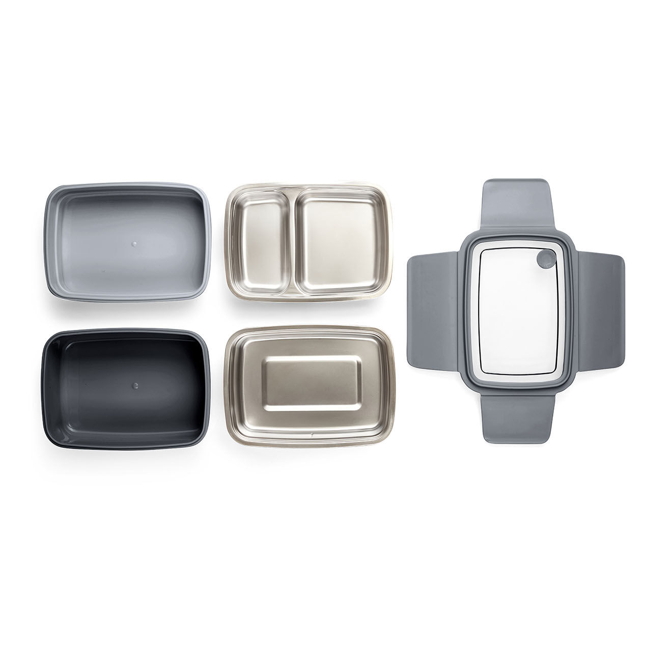 Livoo Lunch box isotherme transparente - 17.6x13.2x6.4 cm