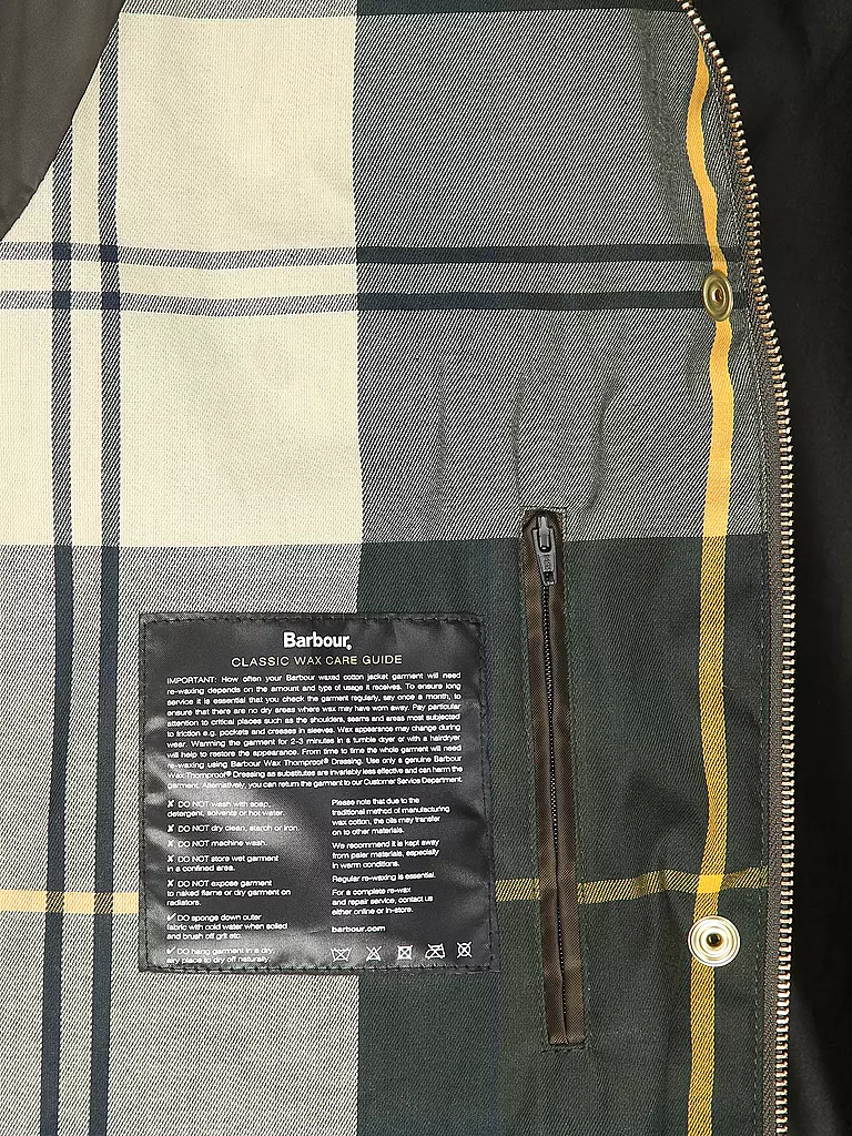 BARBOUR Trenchcoat EBBERSTON braun