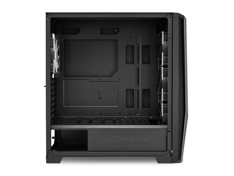 Sharkoon PC-Gehäuse TG7M RGB Gaming-Mini-Tower mit Sichtfenster und RGB-Beleuchtung