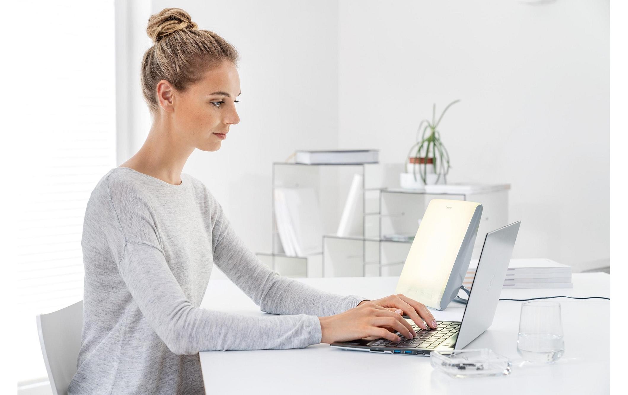 Tageslichtlampe TL 45 Perfect DayLichttherapielampe mit Touch Bedienung