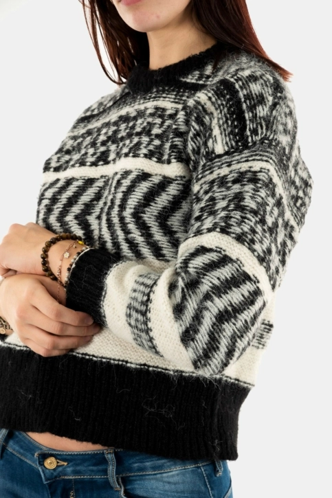 pull hiver only monolisa noir