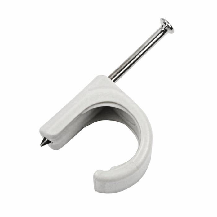 Kabelclips 10-14 mm grå 100 stk. - Elworks