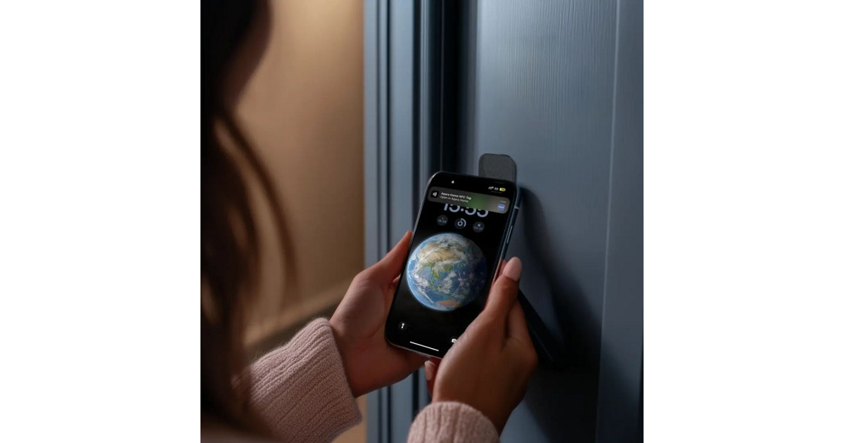 AqaraSmart Lock U200 Lite Kit elektronisch deurslot  (Wit, Matter via Thread, Bluetooth 5.1, NFC)
