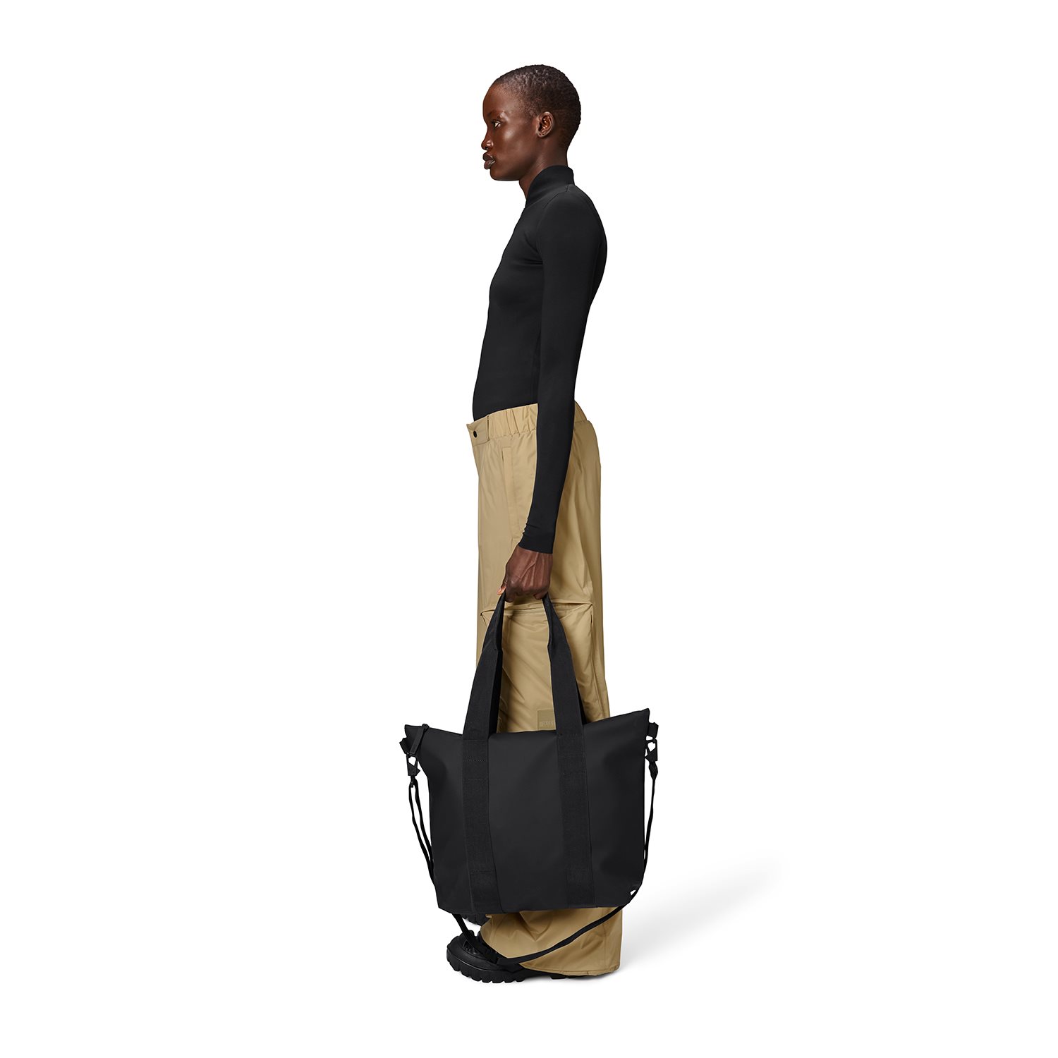 Rains Tote Bag Mini W3 black