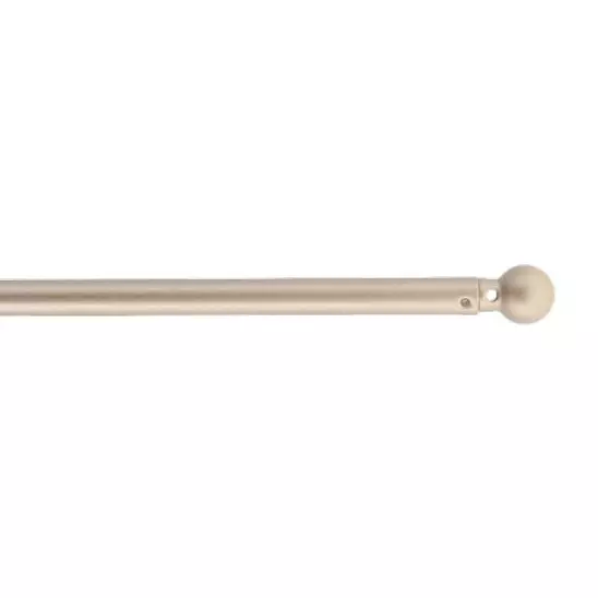 Lot de 2 tringles voilage extensibles rondes (L40 à 600 cm) Rona Or