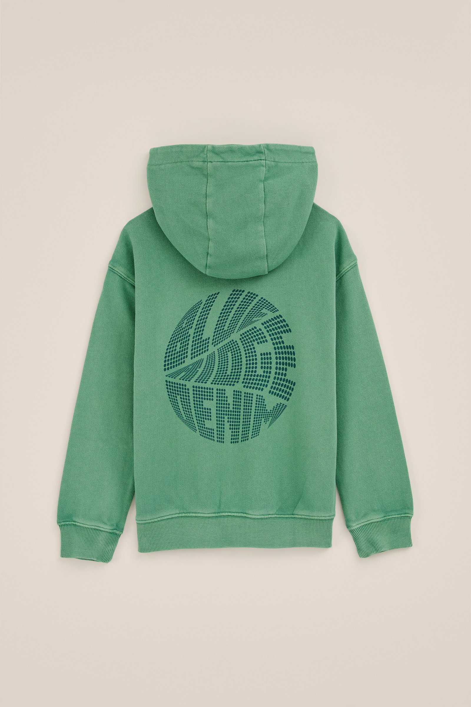 Jongens hoodie met opdruk Blue Ridge Lichtgroen