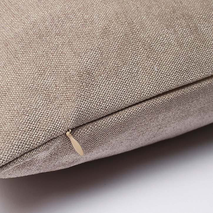 Coussin GoodHome Pahea marron 45 x 45 cm
