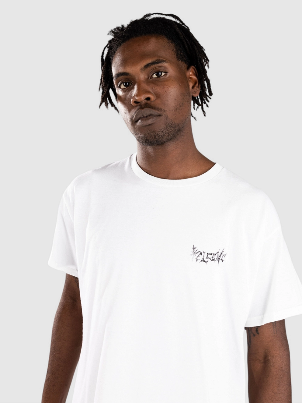 Welcome Distress Vamp T-Shirt white