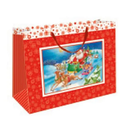 Trötsch 3D Geschenktasche Weihnachten, 1 Stück, farbl. sortiert