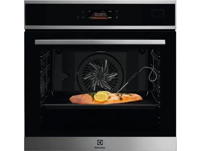 Electrolux EOB8S39WX, Medium, 70 L, Grill, Ovn, Hurtig, Surround, 2 hylder, Damp, Sort