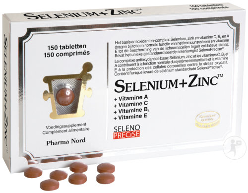 Pharma Nord Sélénium + Zinc Immunité 150 Comprimés
