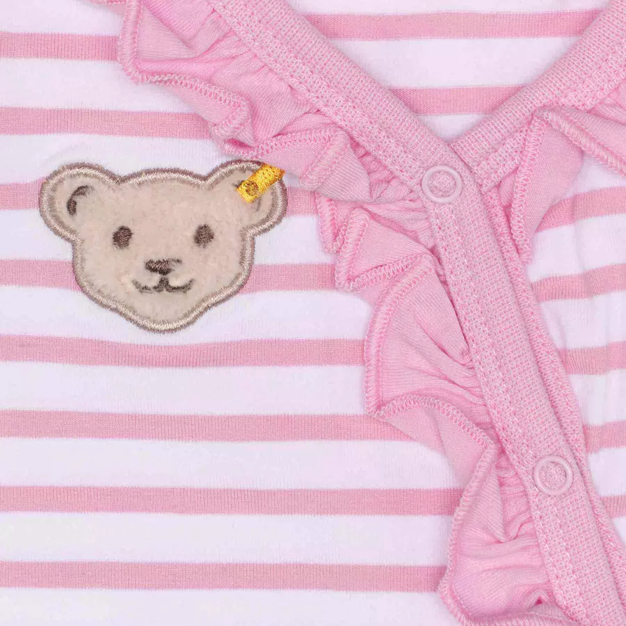 Steiff Baby Strampler Set Sweet Lilac