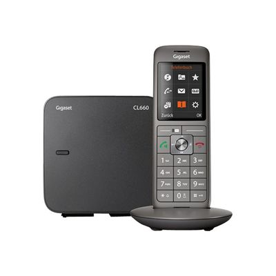 Gigaset CL660 - téléphone sans fil - anthracite