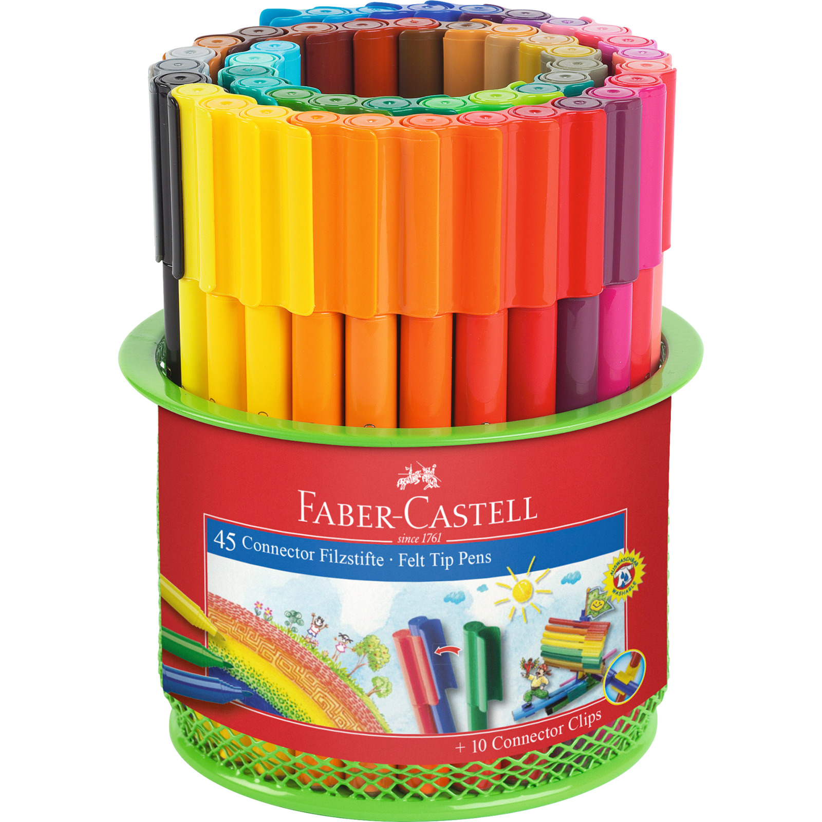 Faber Castell Connector im Köcher 45St